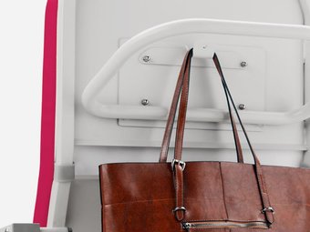 Bag holder: Hook on the back part for storing bags